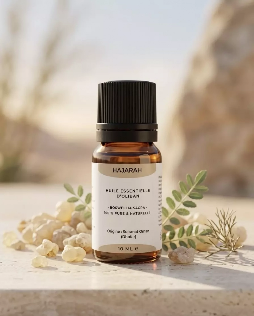 Huile essentielle d'oliban Boswellia Sacra d'Oman — flacon HAJARAH